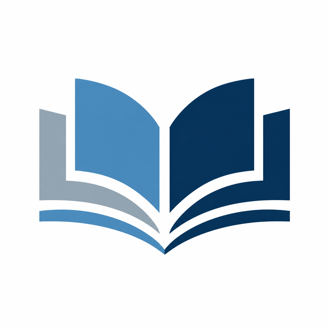 PenScholar Journal of Language and Humanities logo featuring a stylized open book in blue and grey tones.